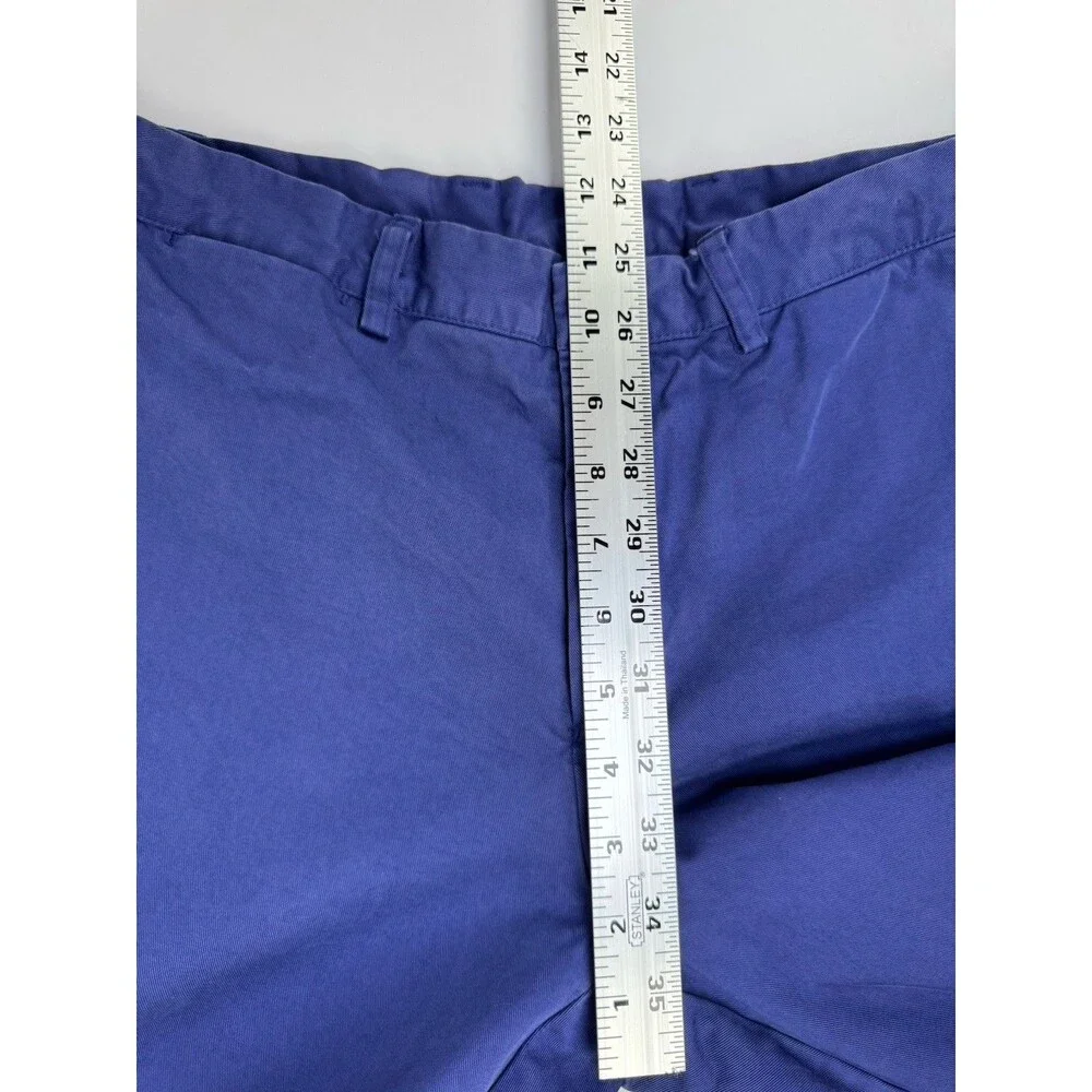 Timo Weiland Womens Pants SIze 44 Washed Navy Blue EU Made Chinos Straight Leg‎